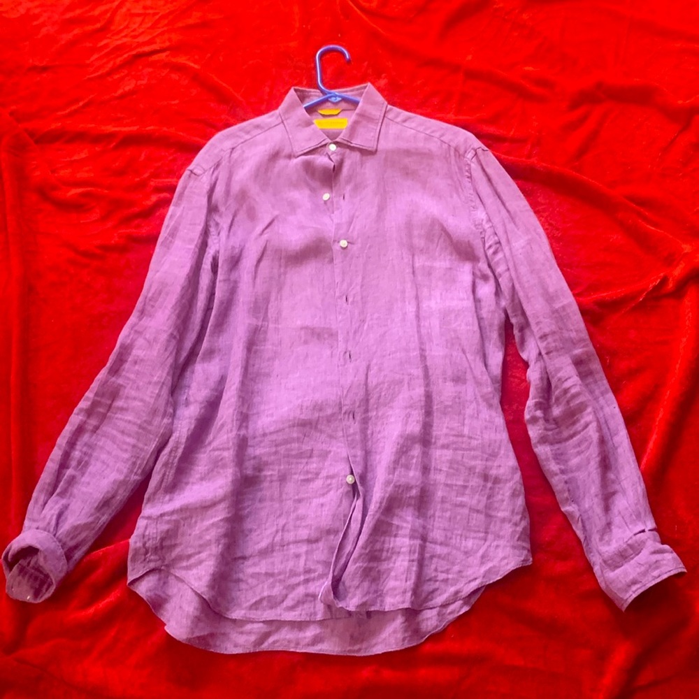 Hickey Freeman 100 percent linen